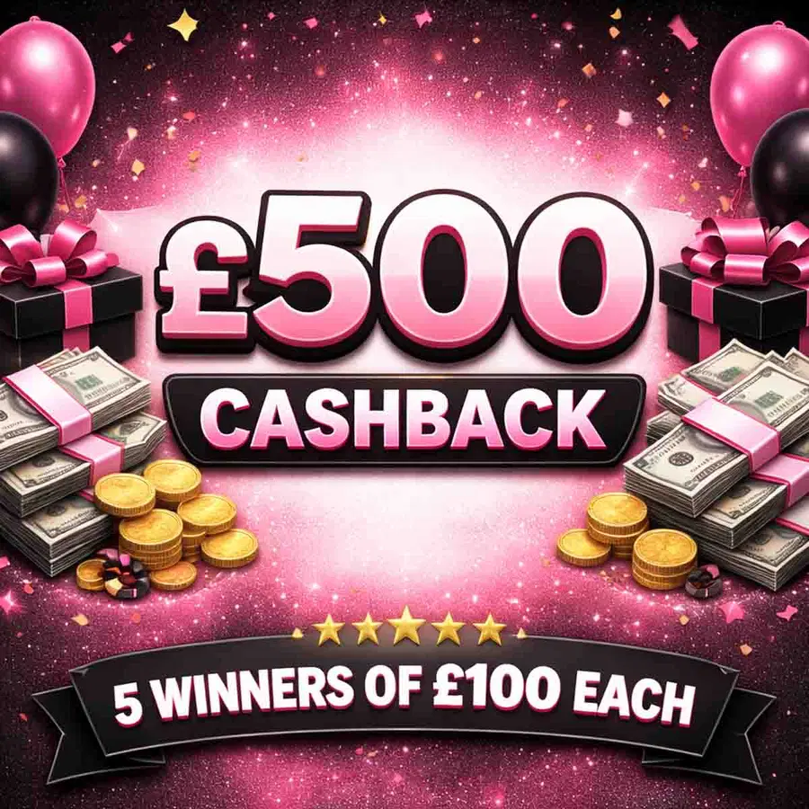 FREE PRIZE: £500 Site Credit - x5 Winners of £100