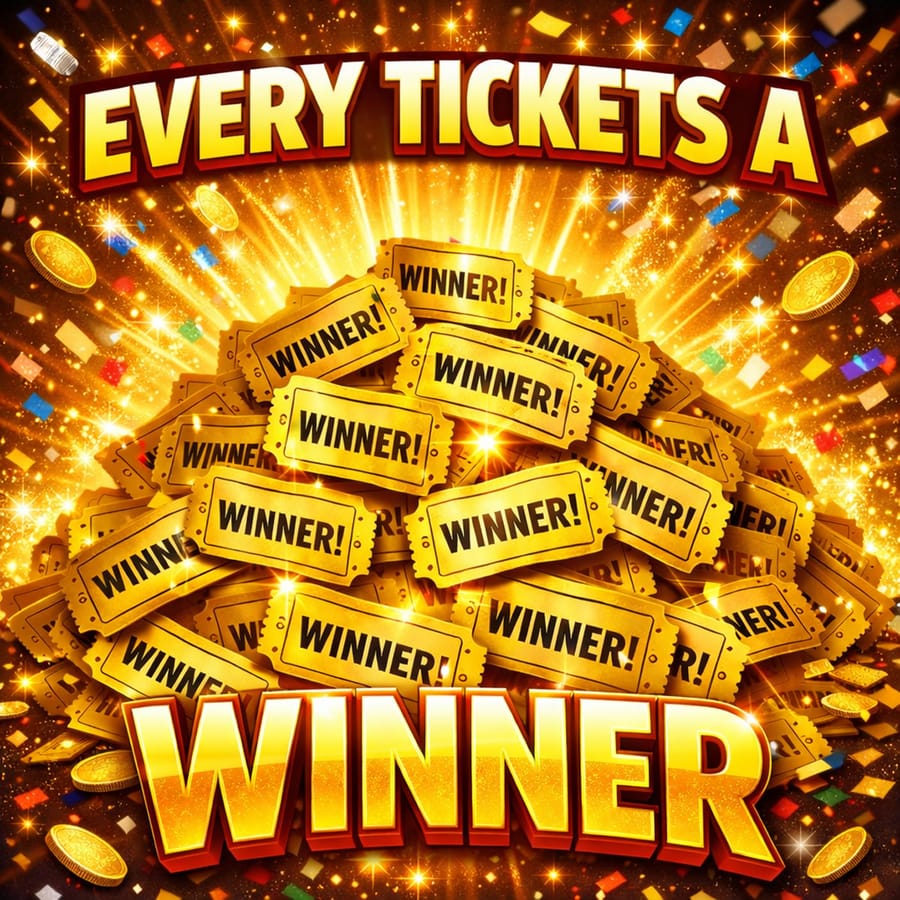EVERY TICKETS A WINNER