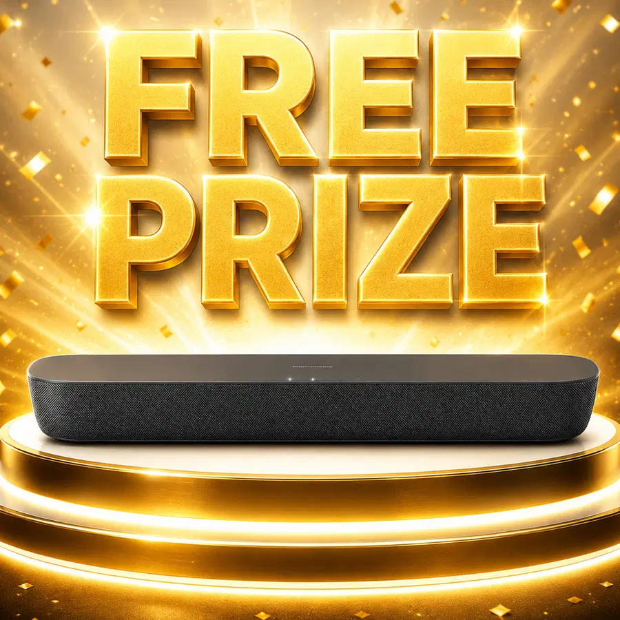 FREE PRIZE: Panasonic 2.0 Wireless Compact Sound Bar
