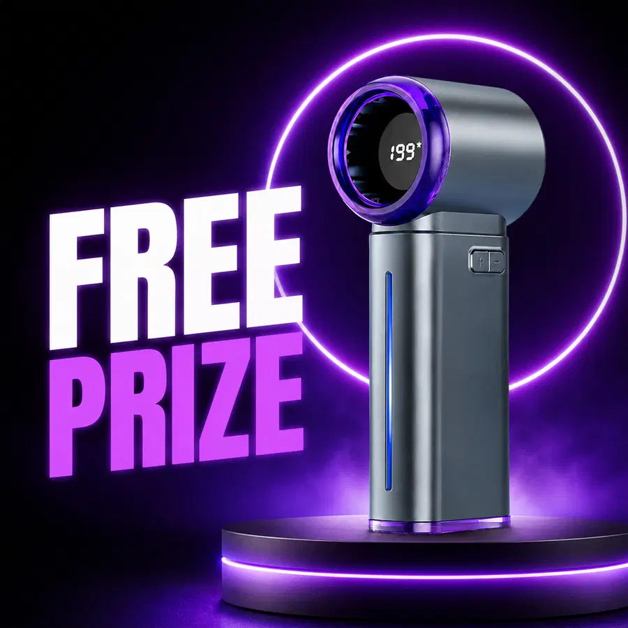 FREE PRIZE: MistsyGo Handheld Misting Fan