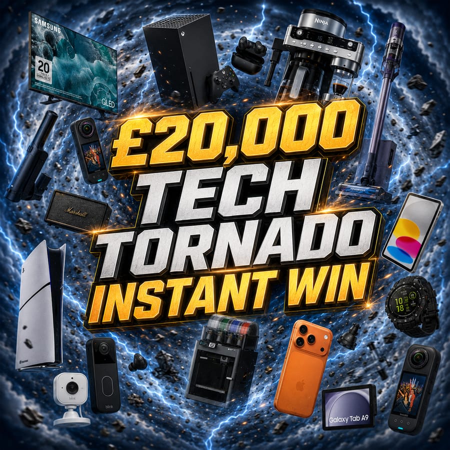 20k Tech Tornado Instant Win