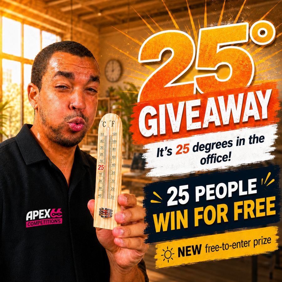 FREE Prize: 25 Winners of £25