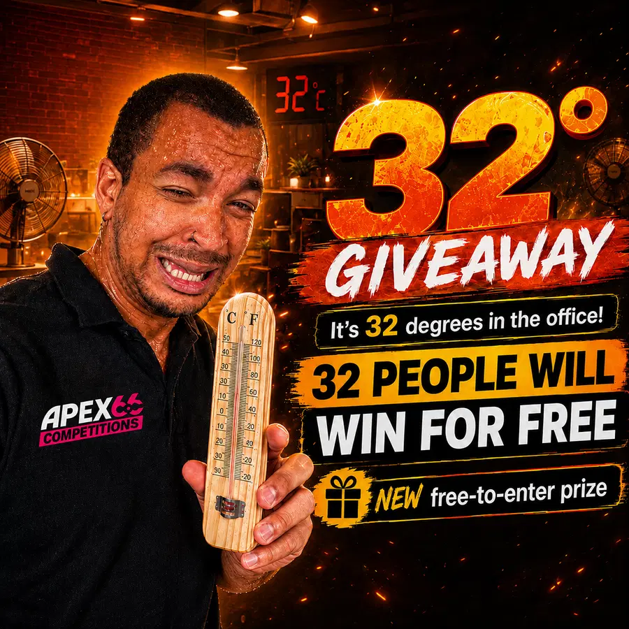 FREE Prize: 32 Winners of £25