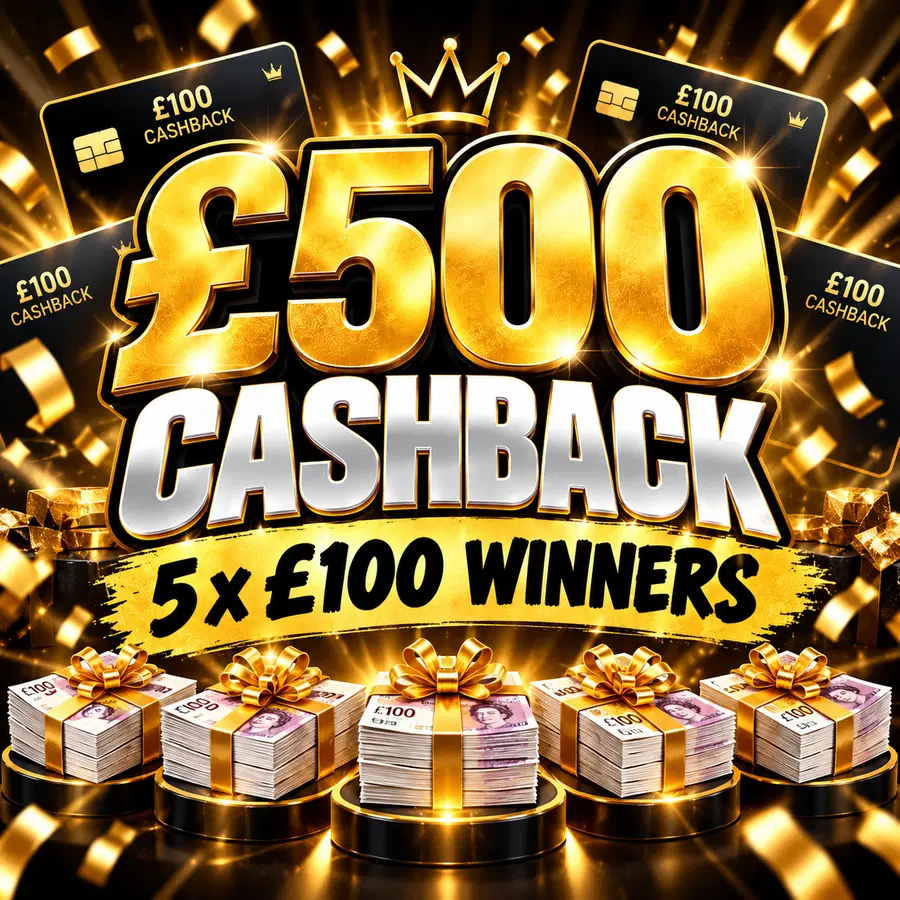 Free Prize: 5x £100 Winners