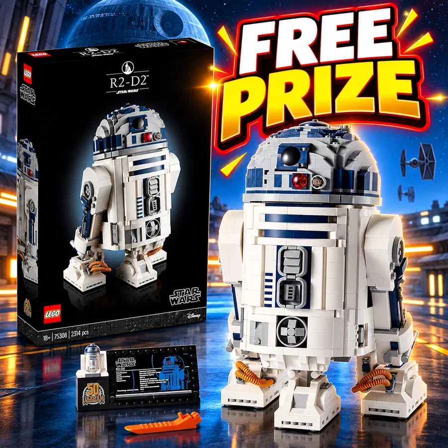 FREE Prize: Lego Star Wars R2-D2