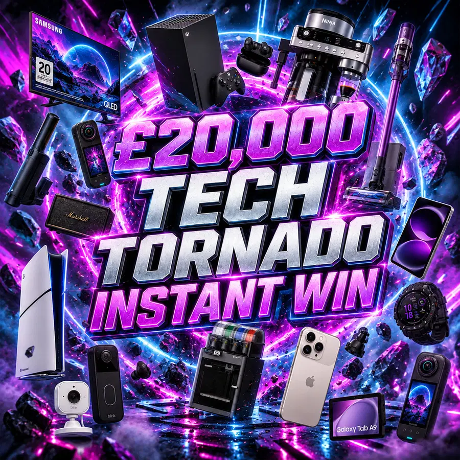20k Tech Tornado Instant Win