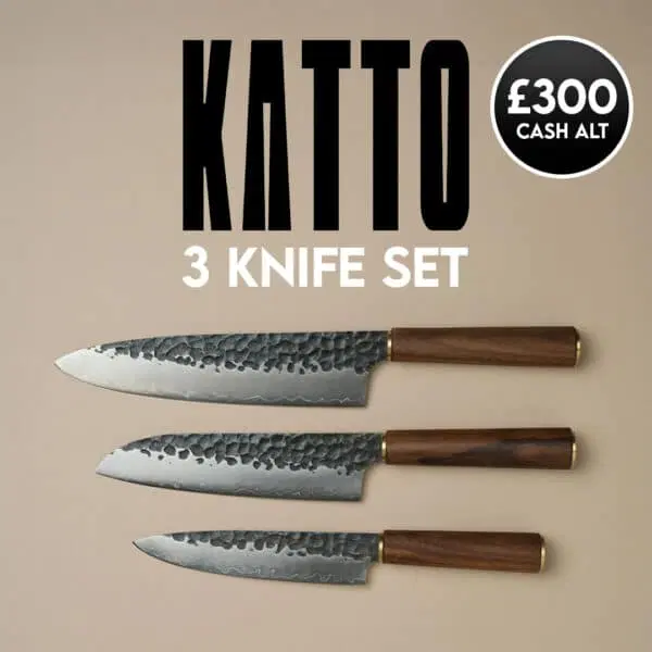 Katto 3 Knife Set or £300 Cash