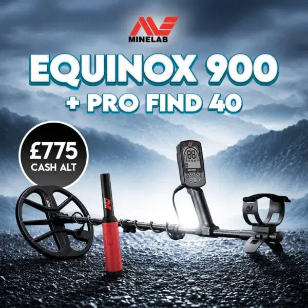 Minelab Equinox 900 + Free Pro-Find 40 Or £775 Cash