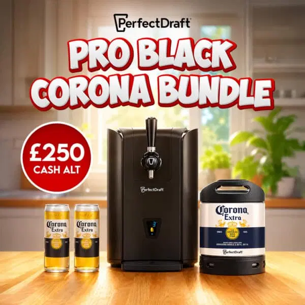 PerfectDraft Pro Black Corona Extra Starter Bundle Or £250 Cash