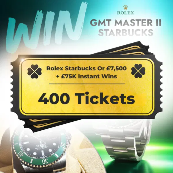 400 Tickets into Rolex GMT Master II Starbucks