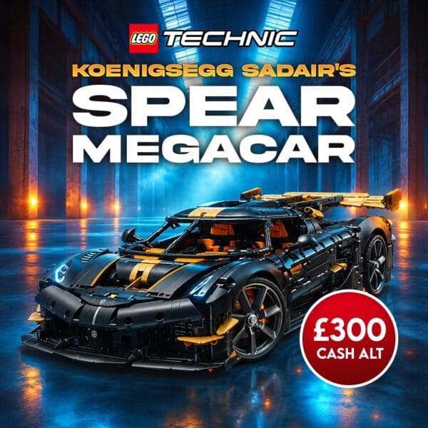 LEGO Koenigsegg Sadair’s Spear Megacar Or £300 Cash