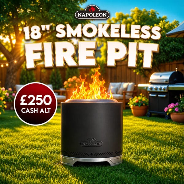 Napoleon 18″ Smokeless Fire Pit Or £250 Cash