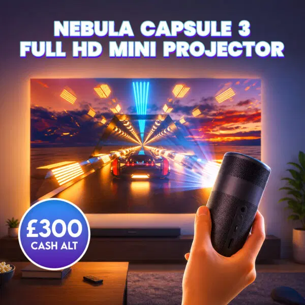 Nebula Capsule 3 1080p Full HD Mini Projector Or £300 Cash