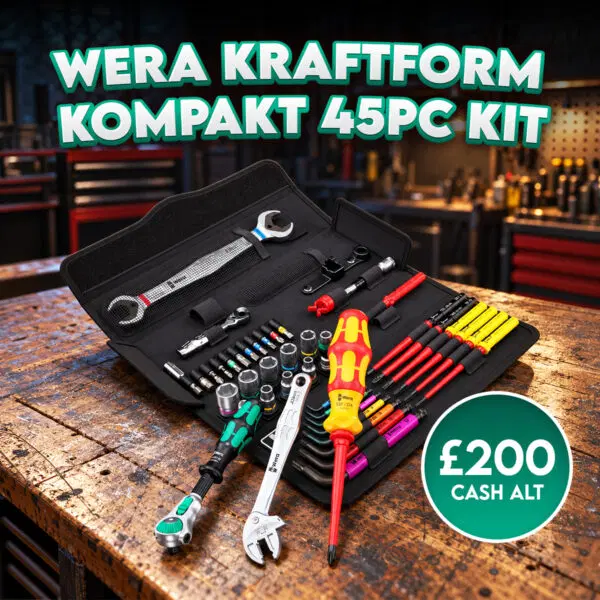 Wera Kraftform Kompakt 45pc Kit Or £200 Cash