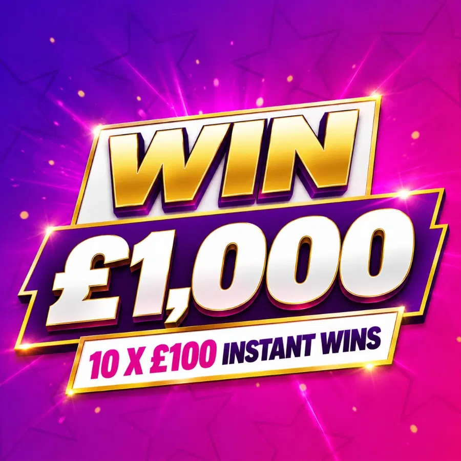 Win £1,000 + Instant Wins