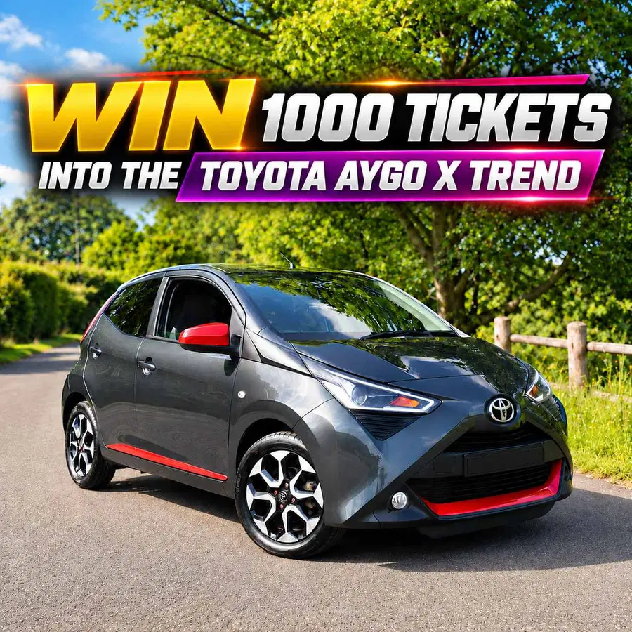 1000 Extra Tickets into the Toyota Aygo X Trend