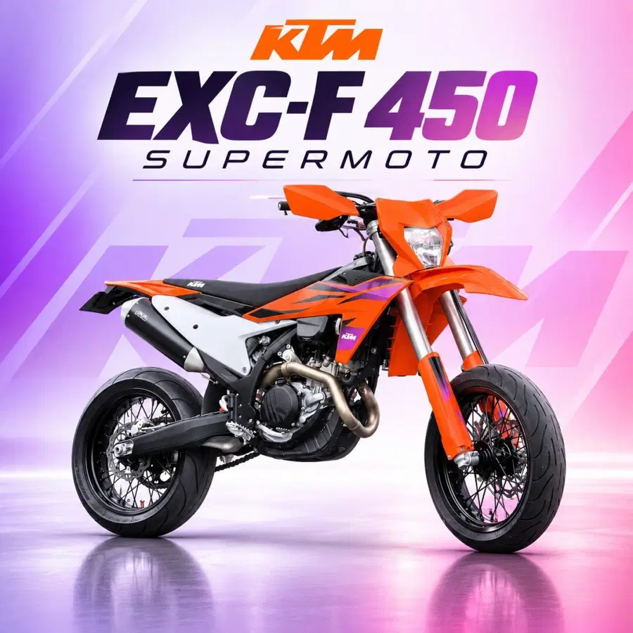 KTM EXC-F 450 Road Legal Supermoto