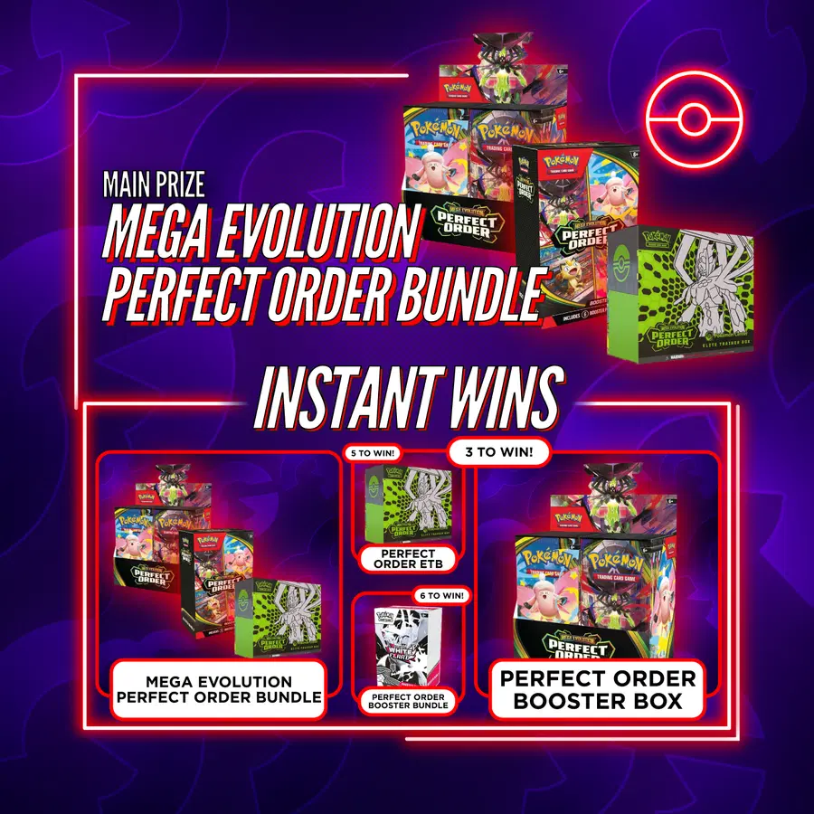 Mega Evolution Perfect Order Bundle + Instant Wins #16