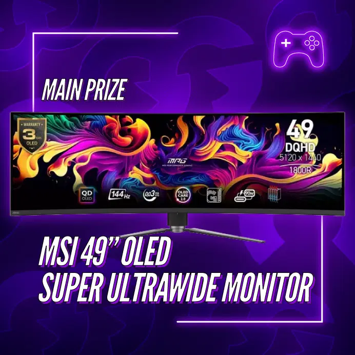 *LOW ODDS* MSI 49″ OLED Super Ultrawide Monitor #7