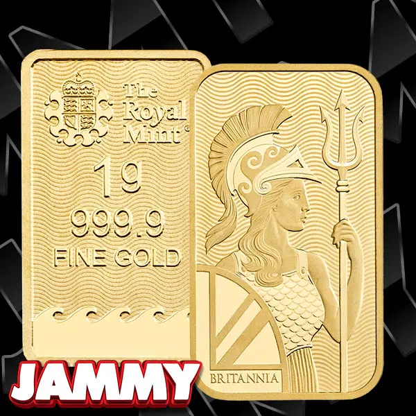 ROYAL MINT GOLD 1g BAR or £150 CASH!