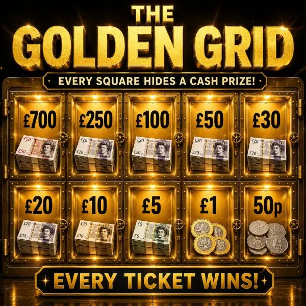 💛THE GOLDEN GRID – PRIZE EVERY TIME!💛