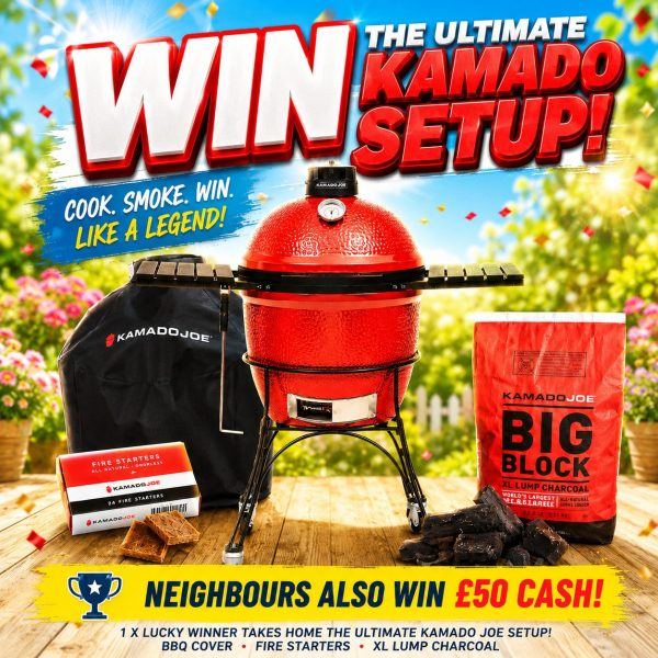 KAMADO JOE CHARCOAL BBQ BUNDLE or £950 CASH!