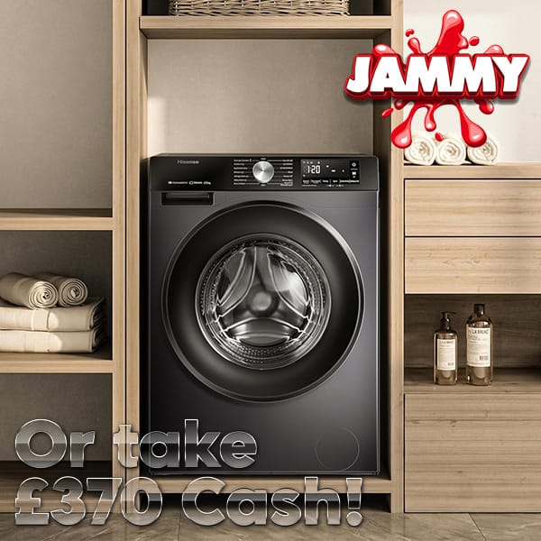 HISENSE 3s SERIES 1400rpm WASHER DRYER or £370 CASH!