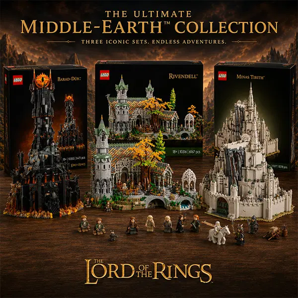 THE ULTIMATE LOTR MIDDLE-EARTH LEGO COLLECTION or £1400 CASH!