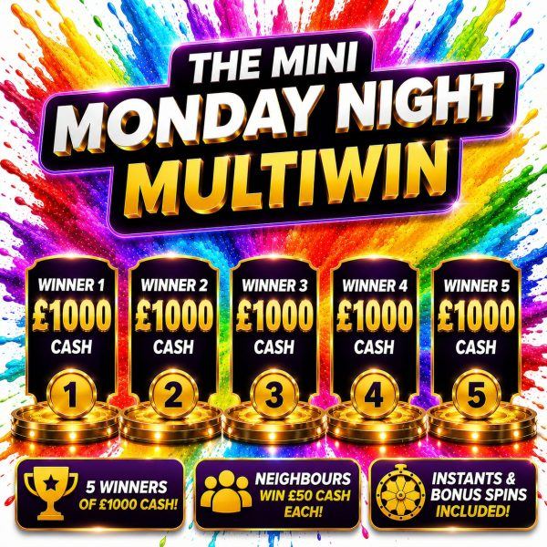 THE MONDAY NIGHT MULTIWIN + BIG INSTANTS!