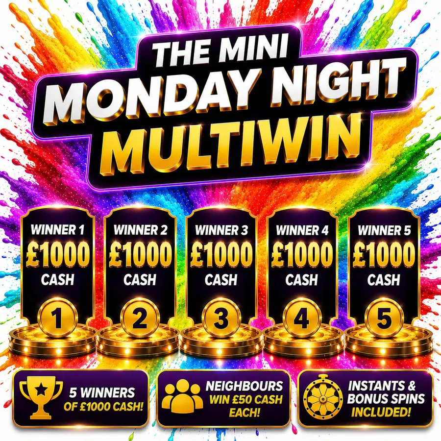 THE MONDAY NIGHT MULTIWIN + BIG INSTANTS!