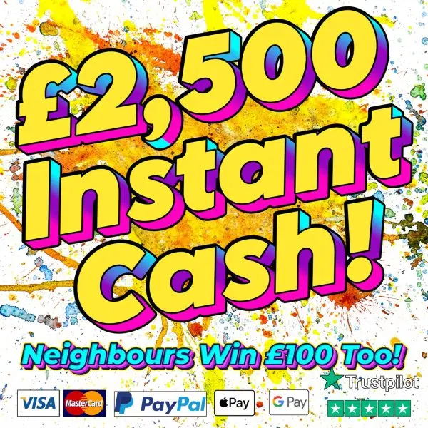 😍 £2500 INSTANT CASH FOR 1p 😍