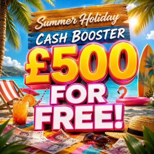 FREE SUMMER CASH BOOSTER – £500 INSTANT CASH!