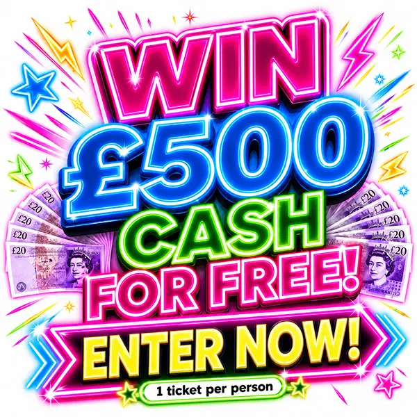 JAMMY FREE COMPETITION – £500 INSTANT CASH!
