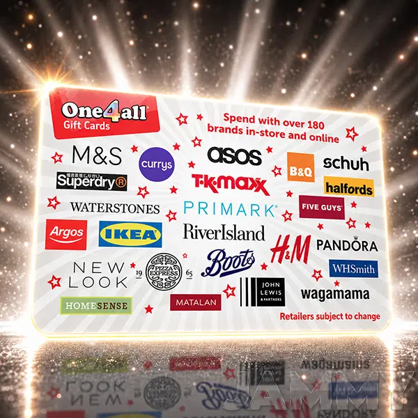 £250 ONE4ALL GIFT CARD or £250 CASH!