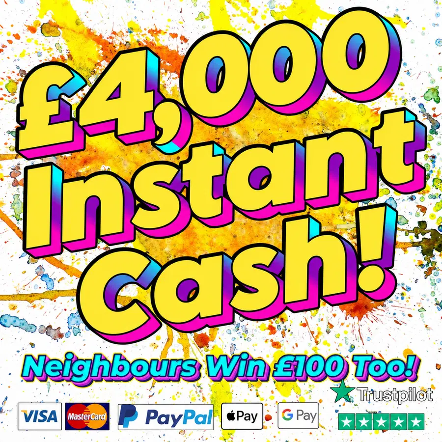 😍 £4000 INSTANT CASH FOR 1p 😍