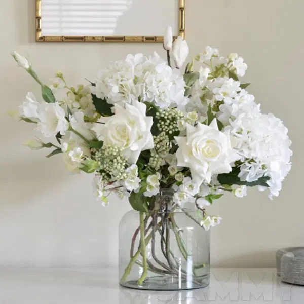 FAUX FLOWER ARRANGMENT WITH VASE or £135 CASH!