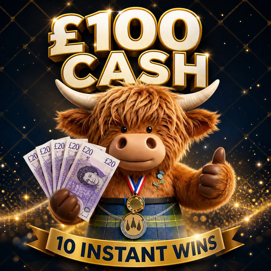 £100 Cash + 10 x £50 Instant Wins