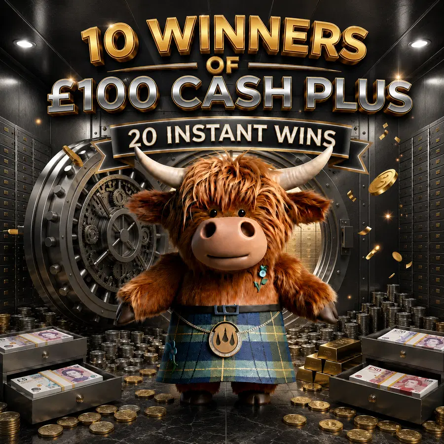 Sunday Bonus Bucks – 10 Winners of £100 Cash – Plus 20 Awesome Instant Wins
