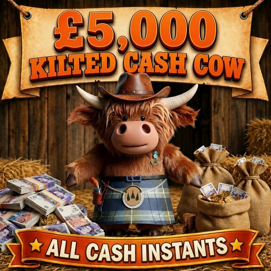 £5,000 Cash Cow Instant Wins