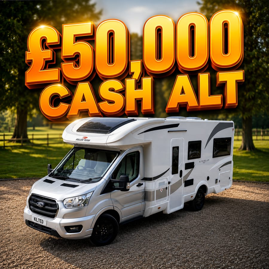 Win a Brand-New 2026 Roller Team Auto-Roller 747 Motorhome or £50,000 Tax-Free Cash