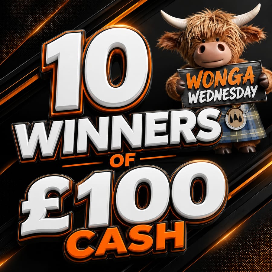 Wonga Wednesday – 10 Winners of £100 Cash – Plus 20 Awesome Instant Wins
