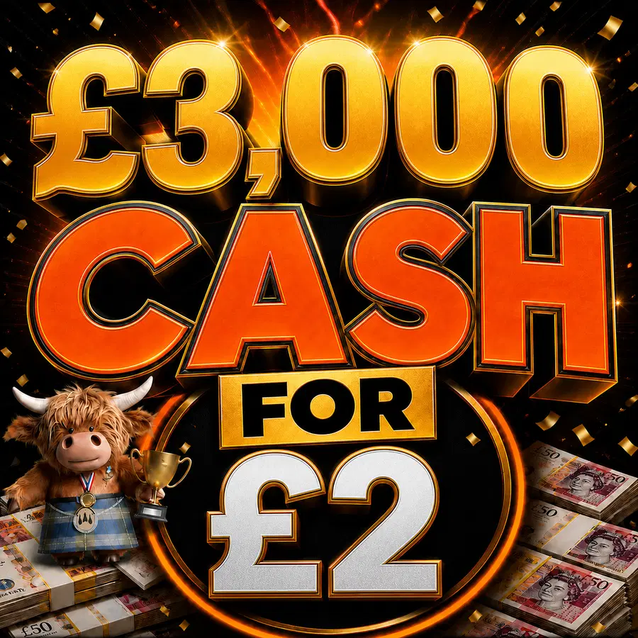 WIN £3,000 CASH For ONLY £2