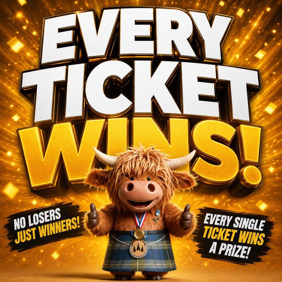 Kilted for the Win – £50,000 Prize Pot – EVERY TICKET WINS