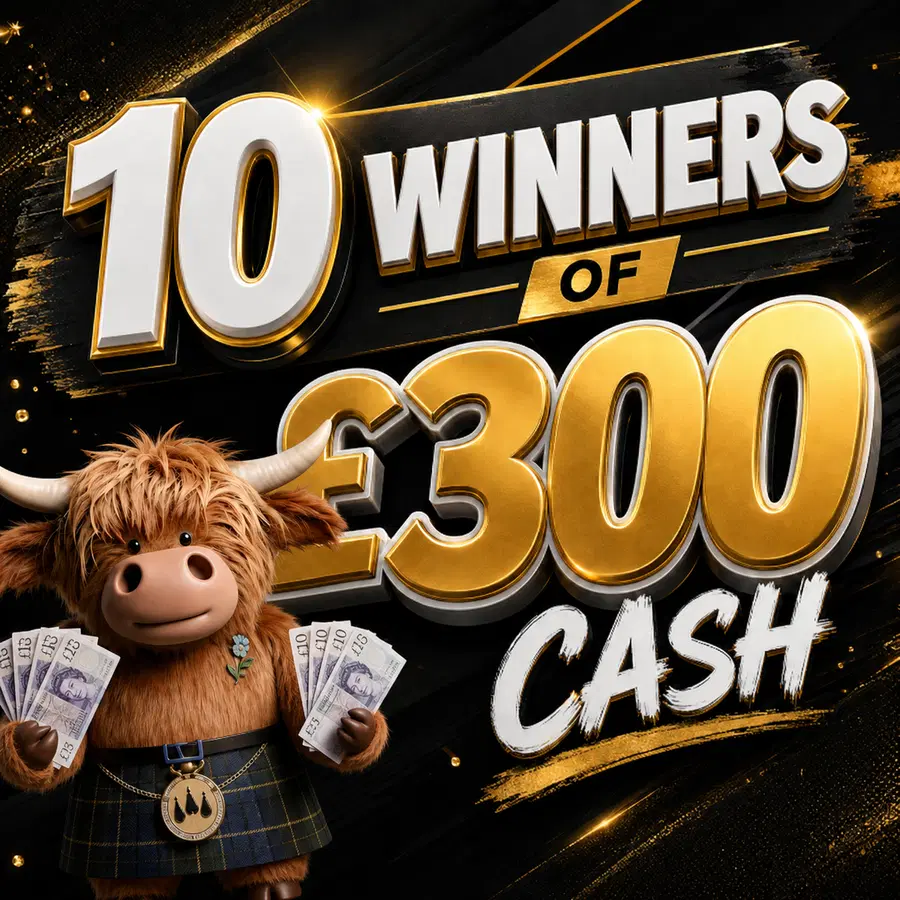Sunday Scoop – 10 Winners of £300 Cash + 40 Awesome INSTANT WINS!