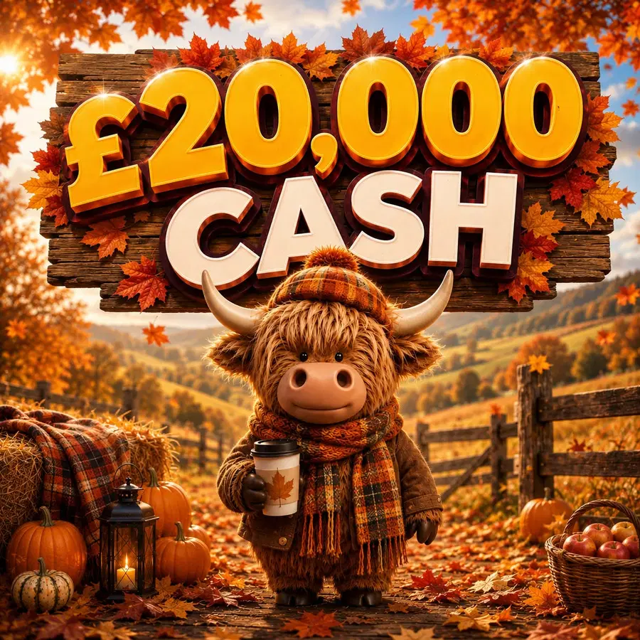 Cash Into Autumn – WIN £20,000 CASH