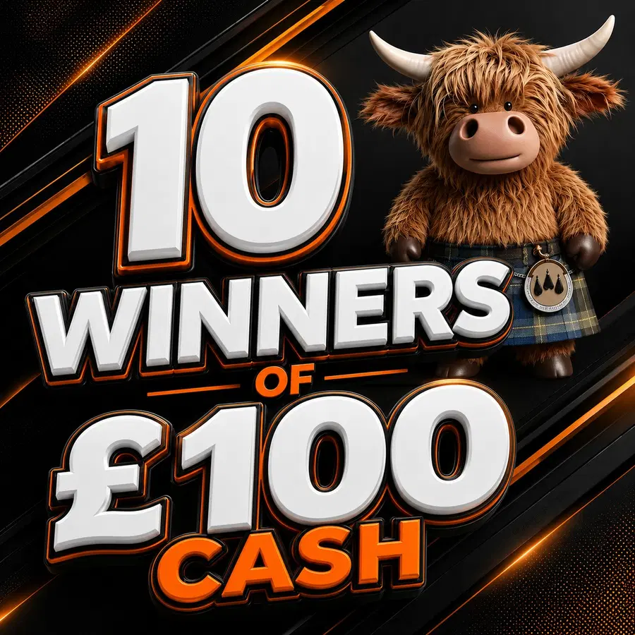 10 Winners of £100 Cash – Plus 20 Awesome Instant Wins