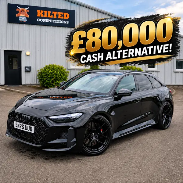 2026 Audi RS5 Avant Carbon Black + £2,000 Cash or £80,000 Cash Alternative