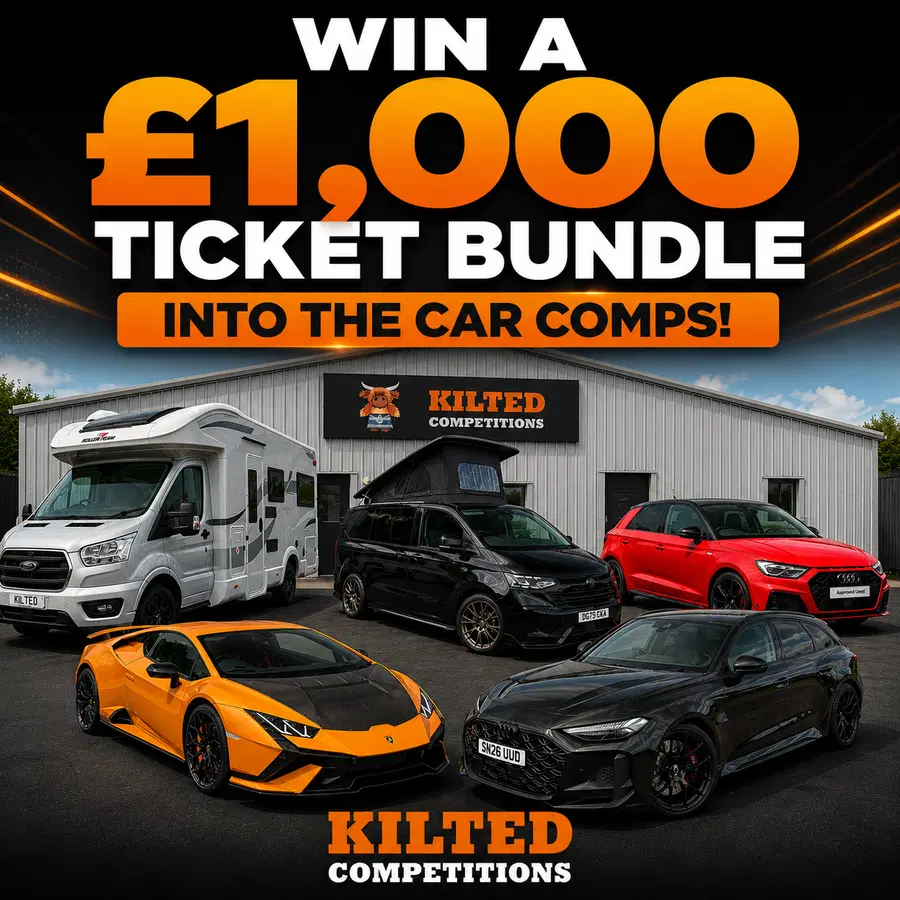 Win a £1,000 Golden Ticket into the Car Comps
