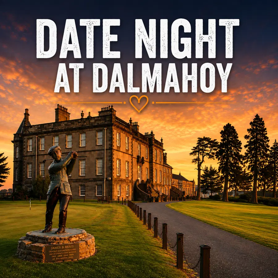 Date Night at Dalmahoy – Dinner, Bed & Breakfast Stay for Two with a bottle of Champagne