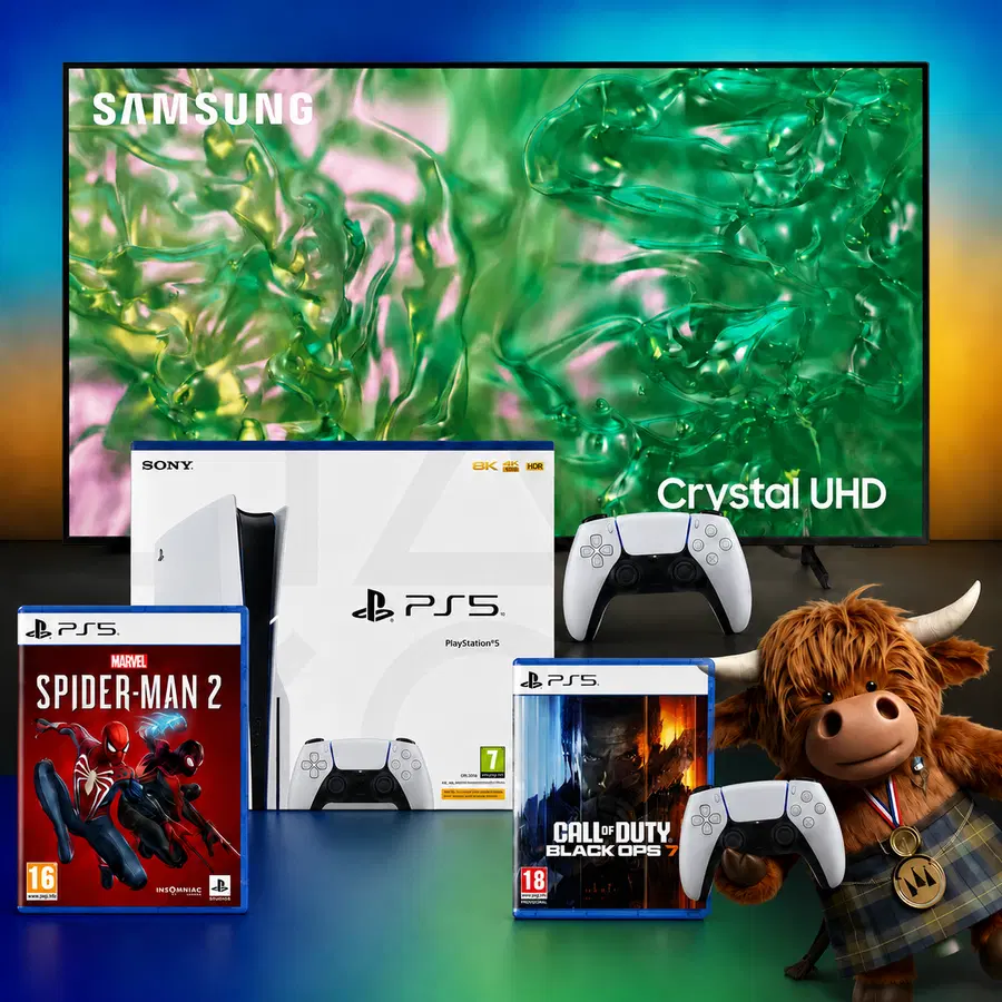 PS5 Gaming bundle + 50″ Samsung 4K TV